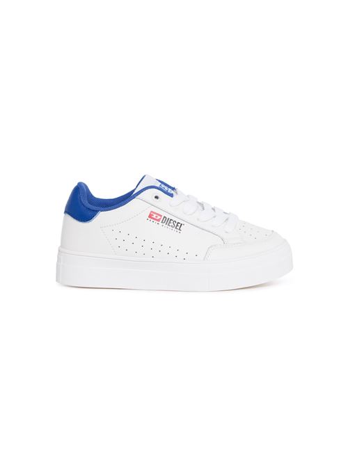 White/Bijou Blue