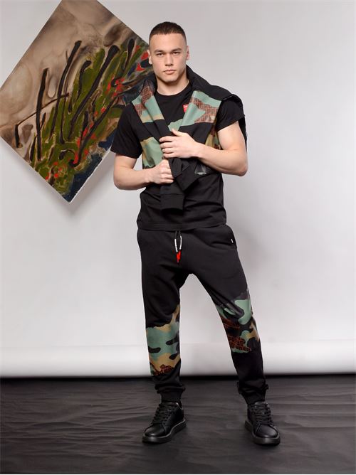 ANDRE CAMO SPRAYGROUND | SP299BLK/BLACK