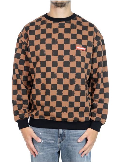 BROWN SIP VANQUISH CREW SPRAYGROUND | SP612BRW/BROWN