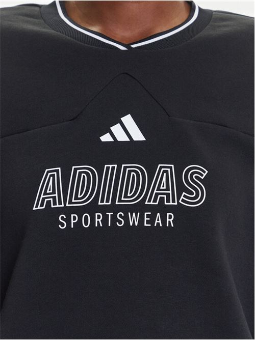 W TIRO FL SWT BLACK/WHITE ADIDAS | JN2673/ND