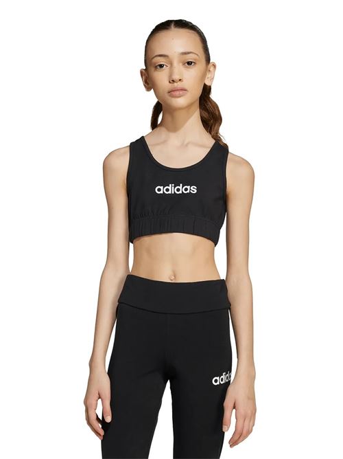 JG LIN BRA TOP BLACK/WHITE ADIDAS | JX3923/ND