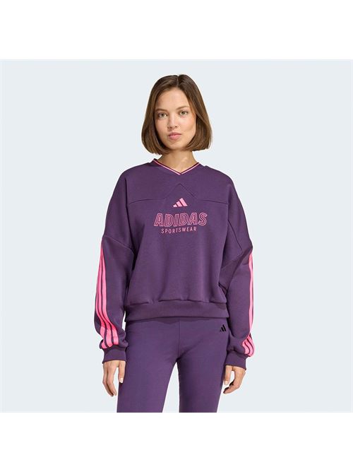 W TIRO FL SWT AURPLU/LUCPNK ADIDAS | JX5119/ND