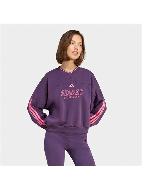 W TIRO FL SWT AURPLU/LUCPNK ADIDAS | JX5119/ND