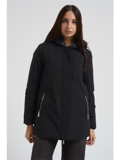 GIUBBINO MIDI NYLON MARKUP | MW9640014/NERO