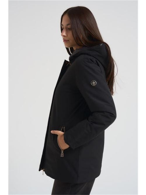GIUBBINO MIDI NYLON MARKUP | MW9640014/NERO