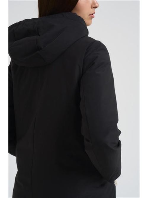 GIUBBINO MIDI NYLON MARKUP | MW9640014/NERO