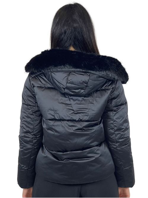 PIUMINO CORTO SATIN MARKUP | MW9640017/NERO