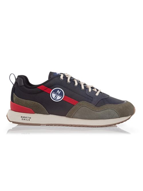 BLACK-MILITARY GREEN-RED