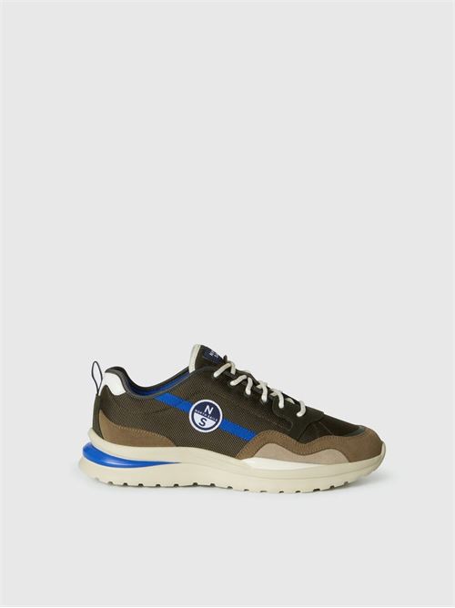 MIL GREEN-LT BROW-ROYAL BLUE