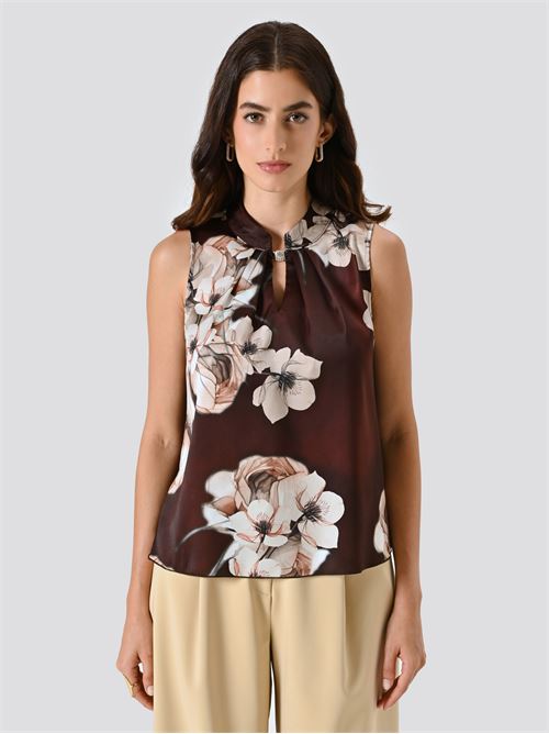 BACI MALVO/F-P TOP SFIANCATO RINASCIMENTO | CFC0125096003/B469