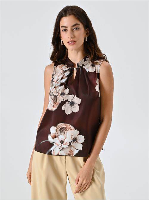 BACI MALVO/F-P TOP SFIANCATO RINASCIMENTO | CFC0125096003/B469