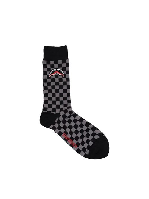 CHECKERED SOCKS SPRAYGROUND | SOCK15020/GREY
