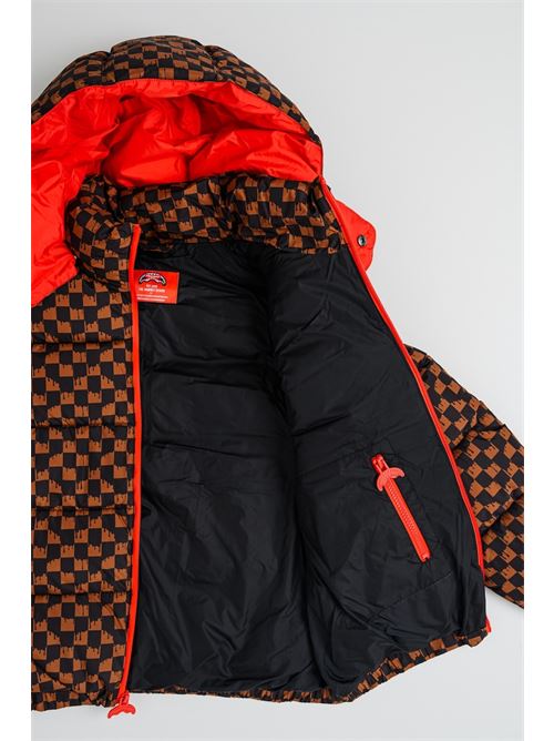 DRIP CHECK DETACH SLEEVE DOWN JKT J SPRAYGROUND | SPY1300/BROWN