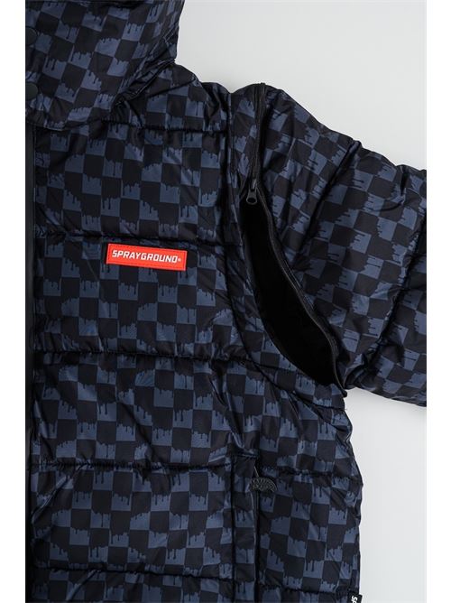 DRIP CHECK DETACH SLEEVE DOWN JKT J SPRAYGROUND | SPY1300/GREY