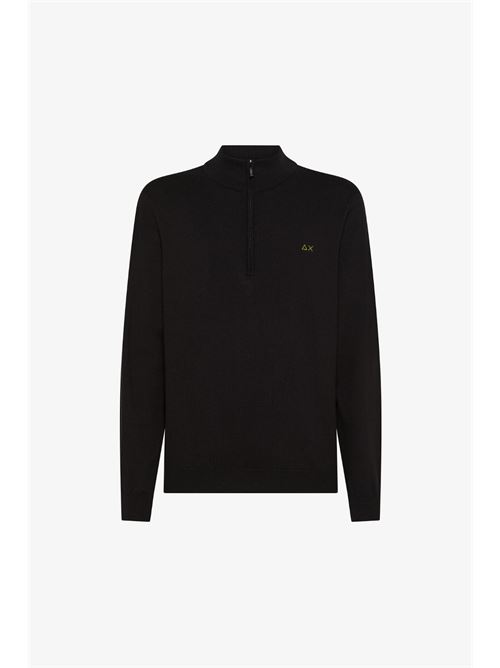 HALF ZIP SWEATER BASIC L/S SUN68 | K45107/11