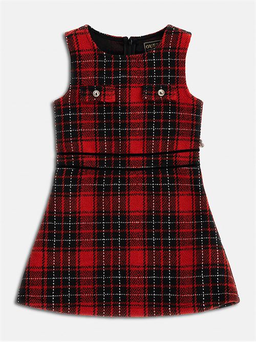 TARTAN SS ROMPER GUESS | K2BK24WF040/LKW9