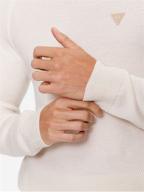ALEC RAGLAN LS CN STITCH SWTR GUESS | M3BR17Z38V2/G9L9