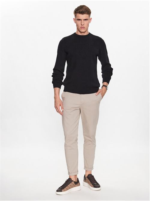 VICTOR LS CN EMBOSSED LOGO SWT GUESS | M3YR06Z2VU2/JBLK