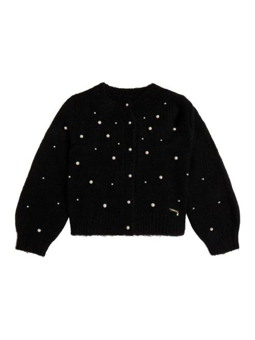LS SWEATHER W/PEARLS GUESS | J2BR08Z32H0/JBLK