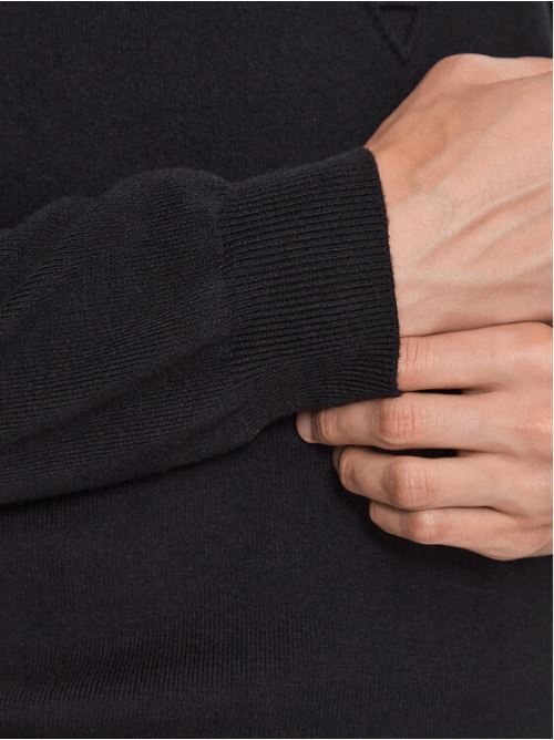 VICTOR LS CN EMBOSSED LOGO SWT GUESS | M3YR06Z2VU2/JBLK