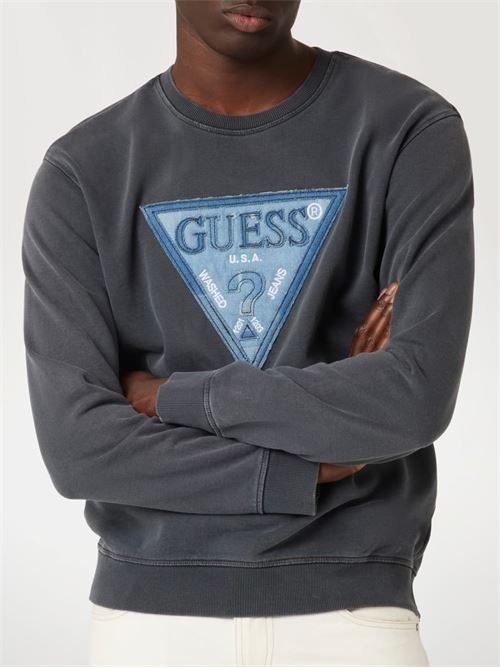 TRIANGLE PATCH CN SWEATSHIRT GUESS | M4BQ17KCIF1/G7HT