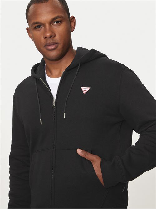 GJ ZIP HOOD SLIM MIN GUESS | M4YQ28K9V31/JBLK