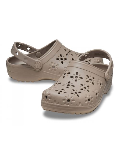 Classic Floral Cut Out Clog W CROCS | CR.210927/TAUP