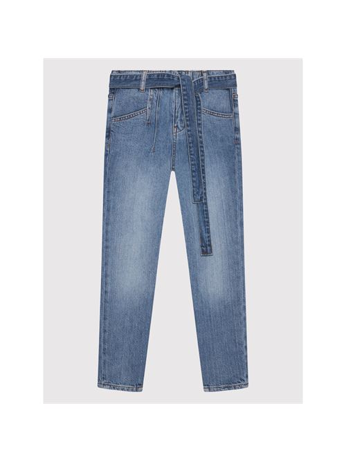 DENIM PAPER BAG PANTS GUESS | J2RA01D45E0/HINS