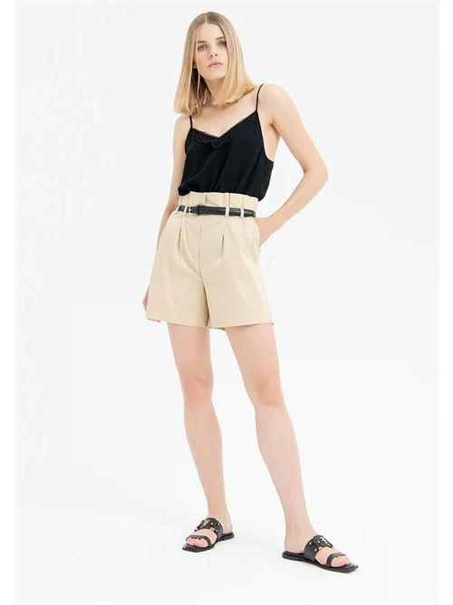 SHORT PANT WITH BELT FRACOMINA | FR23SV6005W40101/251