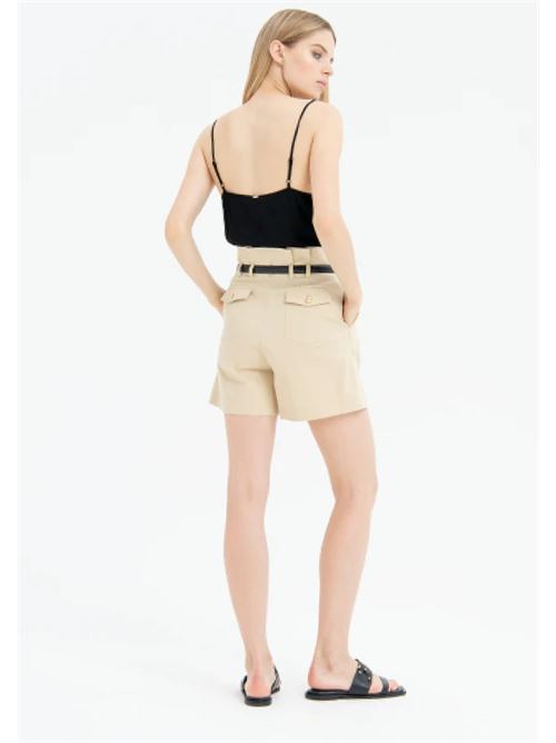 SHORT PANT WITH BELT FRACOMINA | FR23SV6005W40101/251