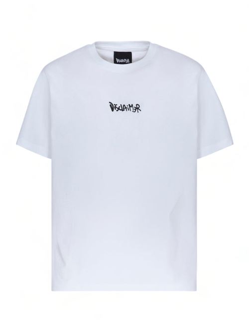 MAGLIA UOMO IN JERSEY DISCLAIMER | 24EDS54202/BIANCO-ST.NERA