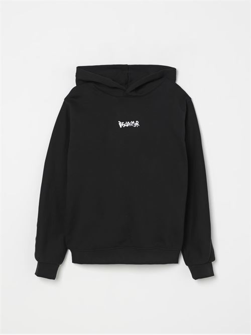 MAGLIA CAPPUCCIO DISCLAIMER | 25EDK58400/NERO
