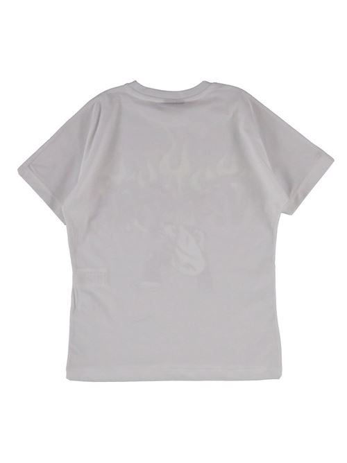T-SHIRT DISCLAIMER | 25EDK58419/BIANCO