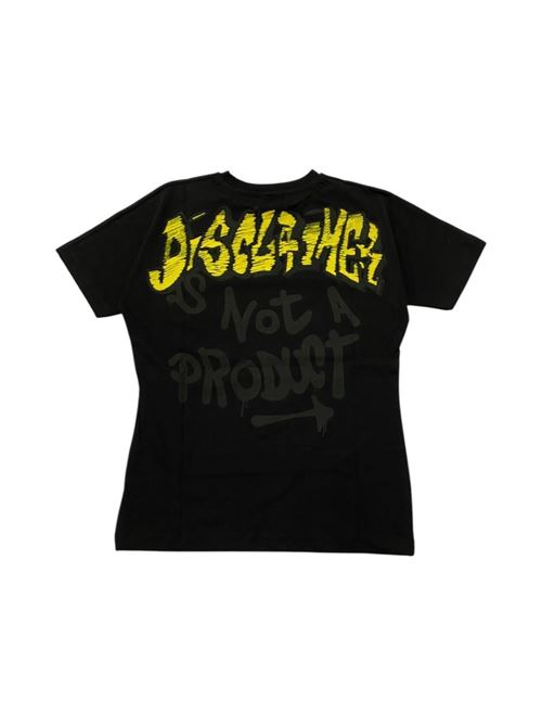 T-SHIRT DISCLAIMER | 25EDK58431/NERO