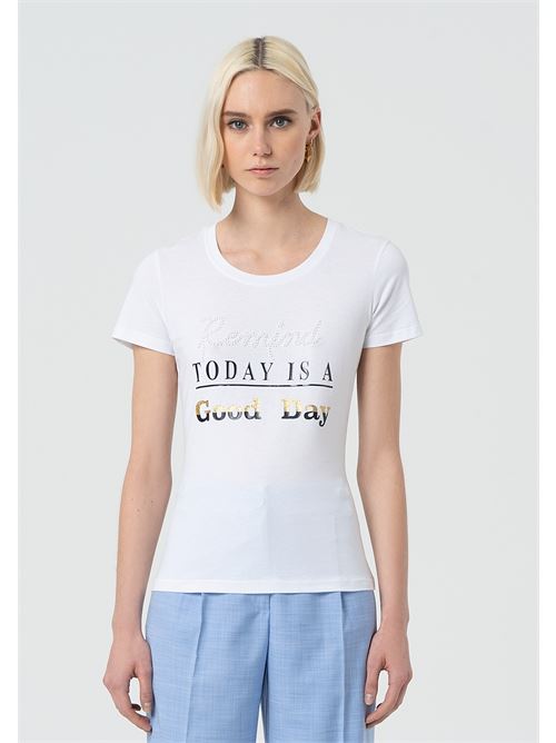 SLIM T-SHIRT WHITE FRACOMINA | FR25ST3002J40108/278