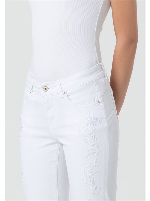 BULL DENIM EMBROIDERED SHAPE UP BET FRACOMINA | FR25SV9002W615E5/278