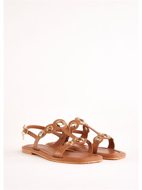 SANDALO FLAT DOREEN LEATHER GAUDI | V53-64510/V0045