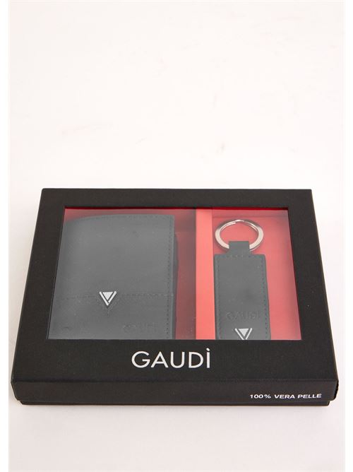 SET PORTAFOGLIO + PORTACHIAVI - linea GIFT BOX GAUDI | V5AE-12162/V0001