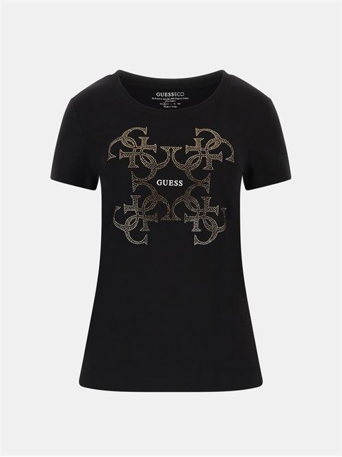 SS CN 4G LOGO TEE GUESS | W4RI35J1314/JBLK