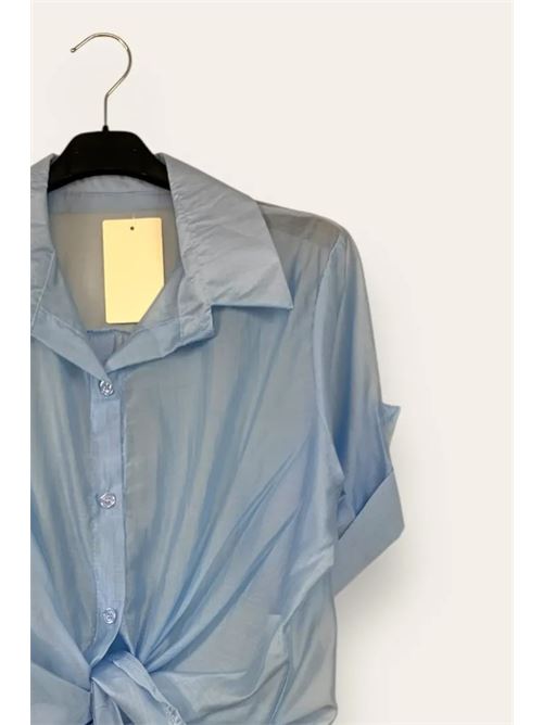 Camicia in tencel LOVEme | CA-12589/Azzurro
