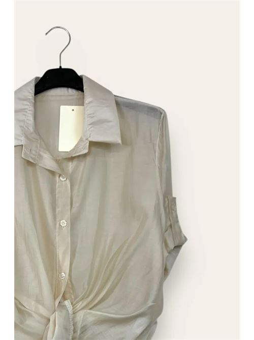 Camicia in tencel LOVEme | CA-12589/Panna