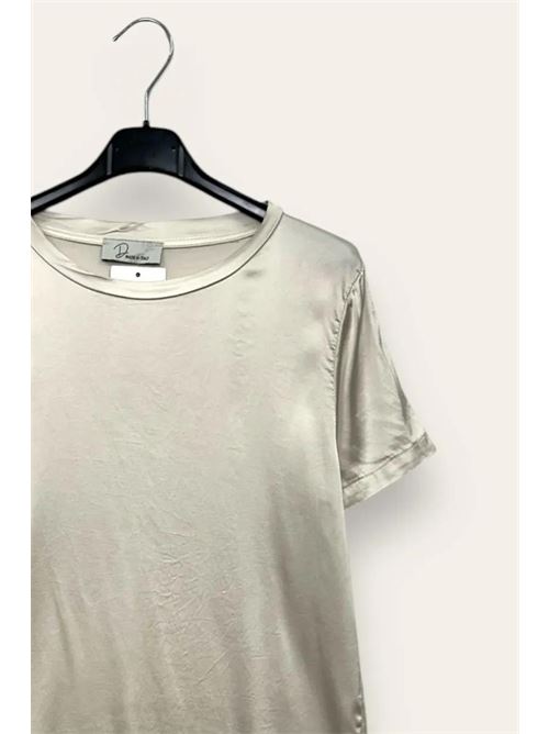 Maglietta in raso in viscosa LOVEme | CH-12822/Beige