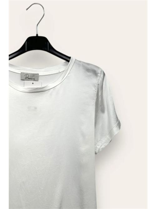 Maglietta in raso in viscosa LOVEme | CH-12822/Bianco