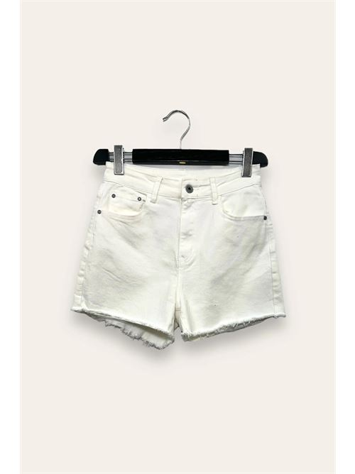 Shorts sfrangiato LOVEme | TD-12888/Bianco