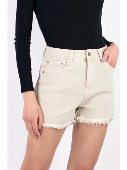 Shorts sfrangiato LOVEme | TD-12888/Bianco