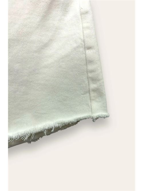 Shorts sfrangiato LOVEme | TD-12888/Bianco