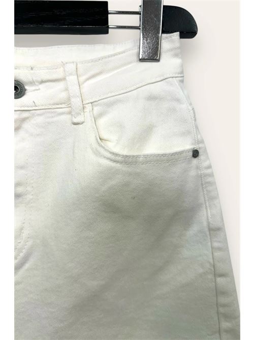Shorts sfrangiato LOVEme | TD-12888/Bianco