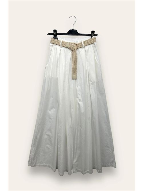 Pantagonna con elastico dietro LOVEme | ZZ-12712/Bianco