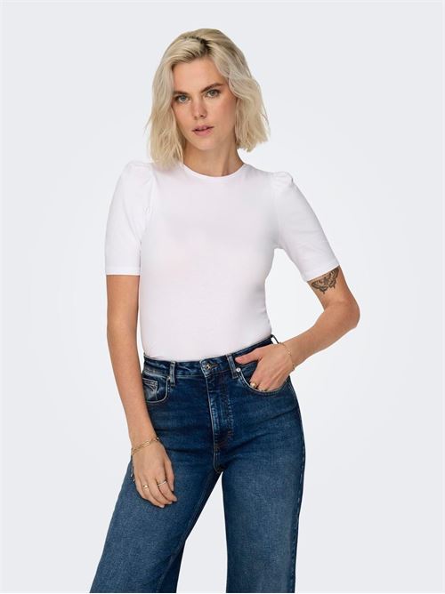 ONLLIVE LOVE 2/4 PUFFTOP JRS NOOS ONLY | 15282484/White