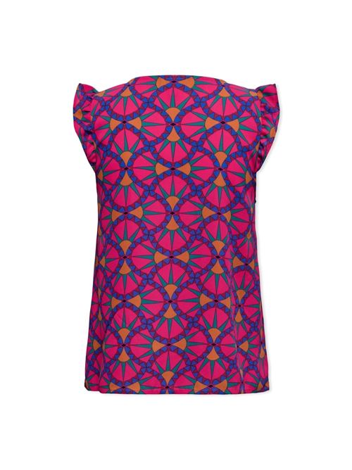 ONLALMA LIFE POLY S/S ELINA TOP AOP ONLY | 15290791/Cabaret